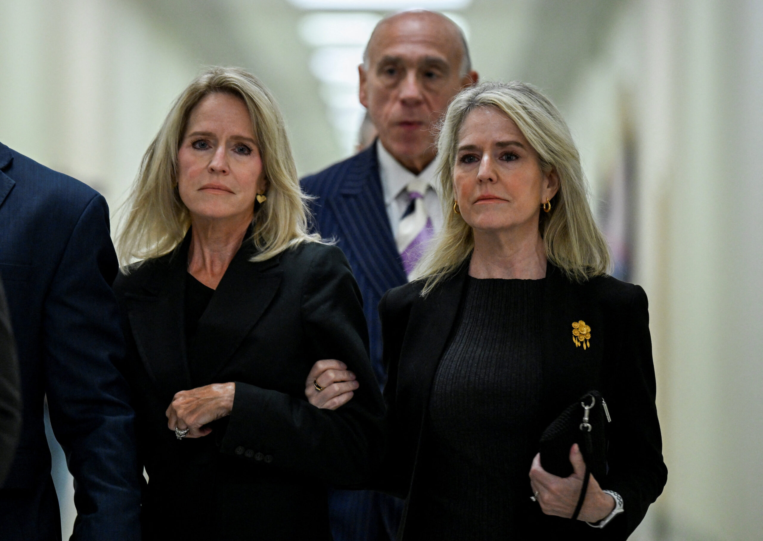 Ex-Epstein assistant Lesley Groff needed a two-person escort to face grilling before the House
