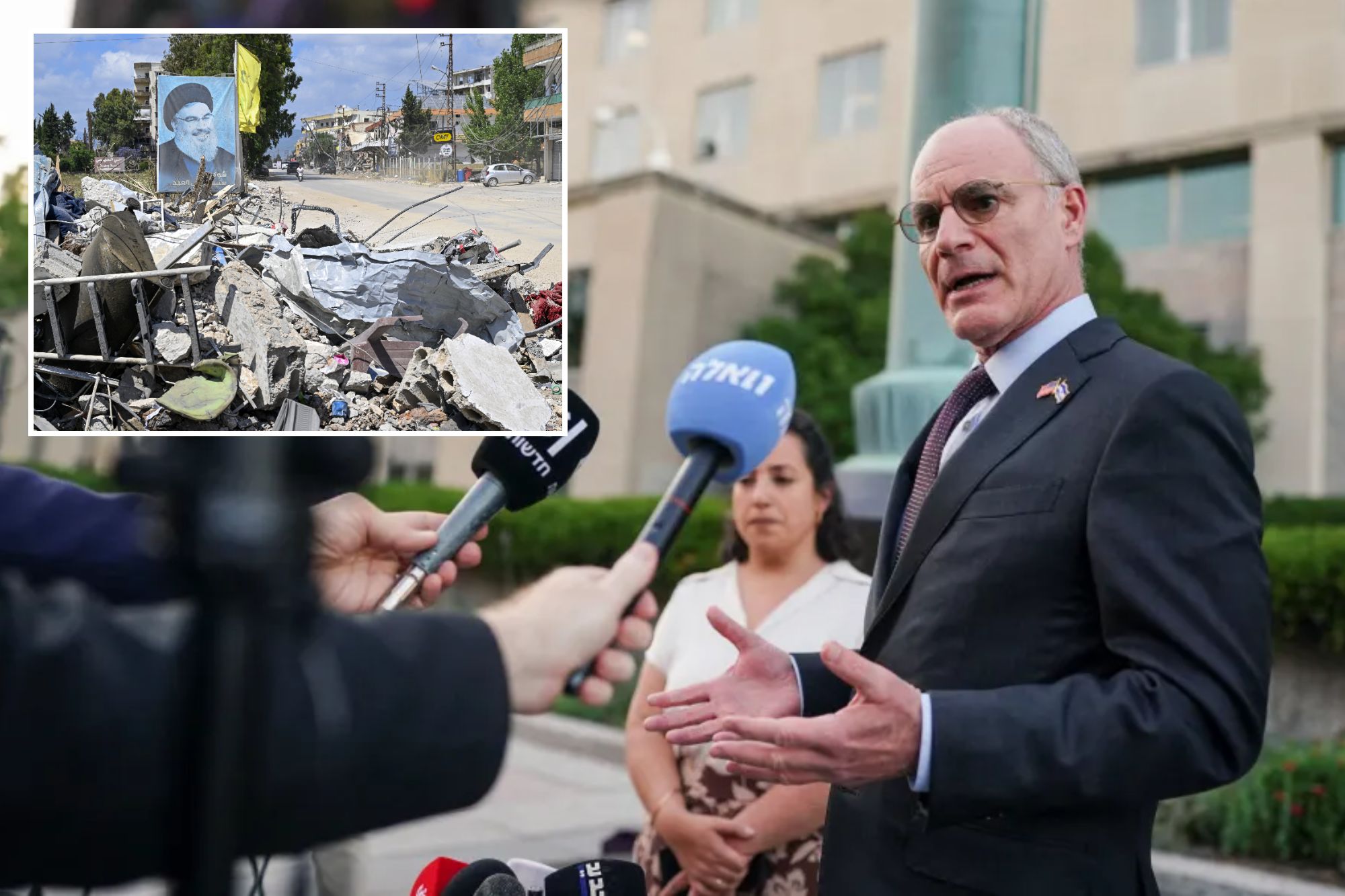 Israeli ambassador blasts Lebanon cease-fire talks as a ‘train wreck’