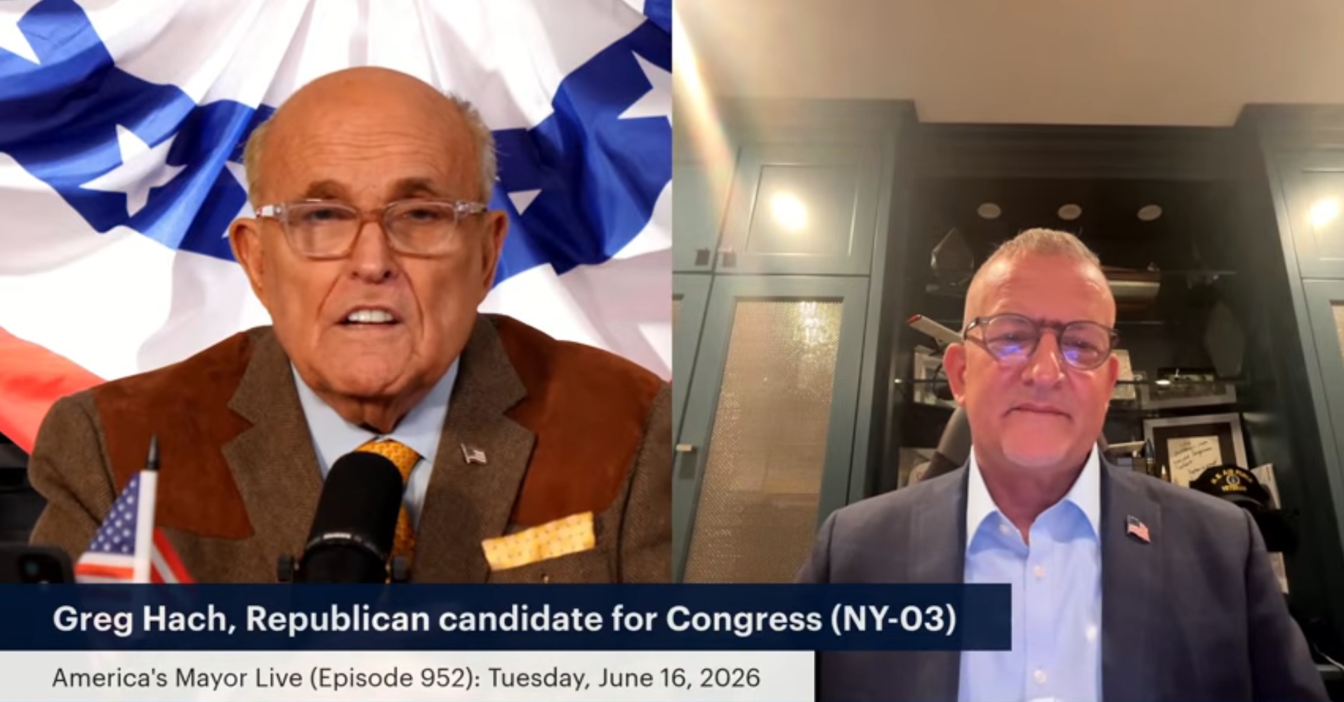Rudy Giuliani backs GOP insurgent to take on Dem NY Rep. Tom Suozzi in split from Trump