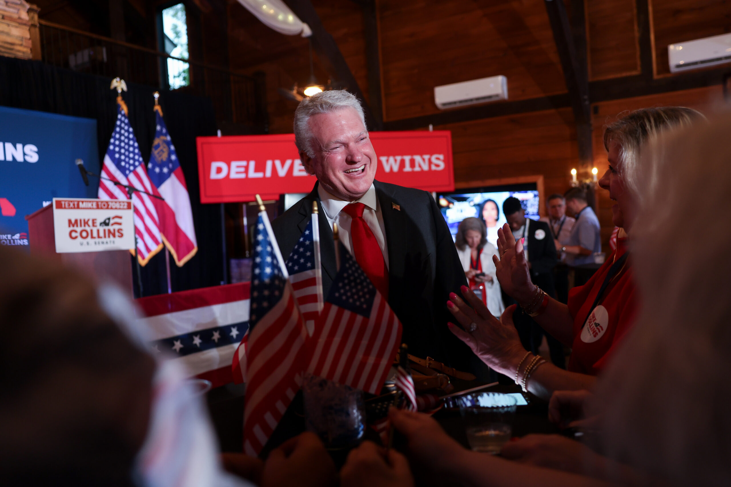 Mike Collins wins GOP nod for Georgia Senate, teeing up battle with Sen. Jon Ossoff