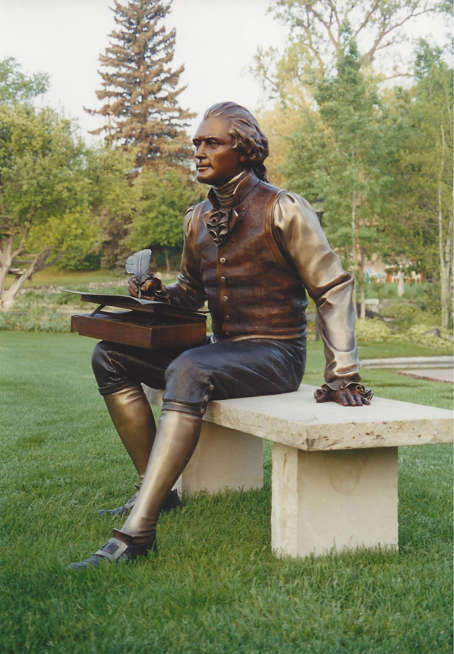 New Thomas Jefferson statue shipped to White House for Trump’s ‘walk of fame’ display