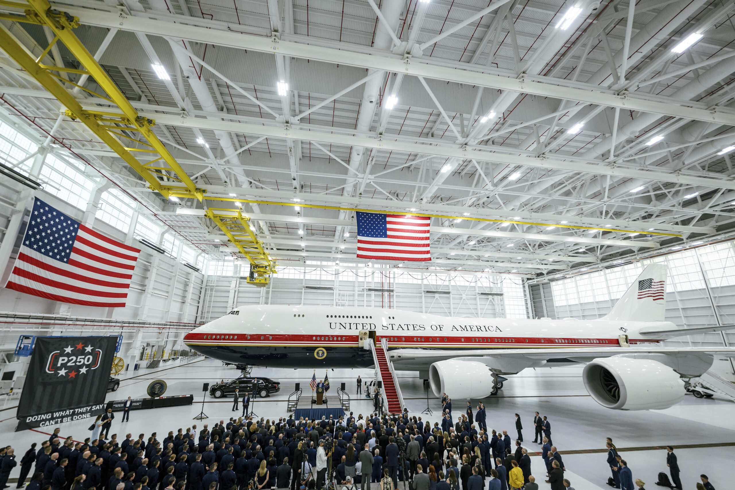 Trump says new Qatar-donated Air Force One to go out of service to ‘max out’ defenses