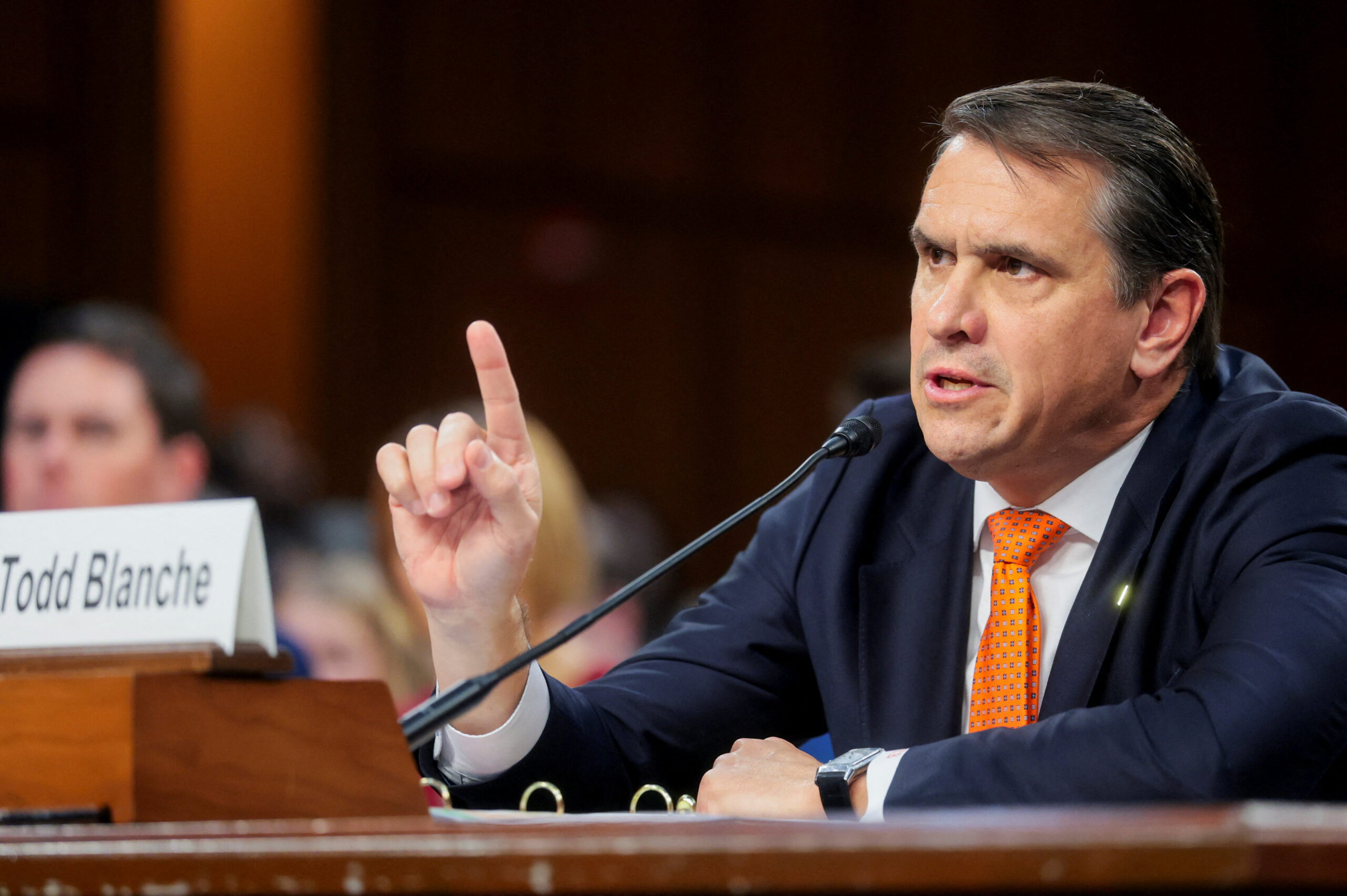 Acting AG Todd Blanche tangles with Dems over Trump, more in fiery confirmation hearing