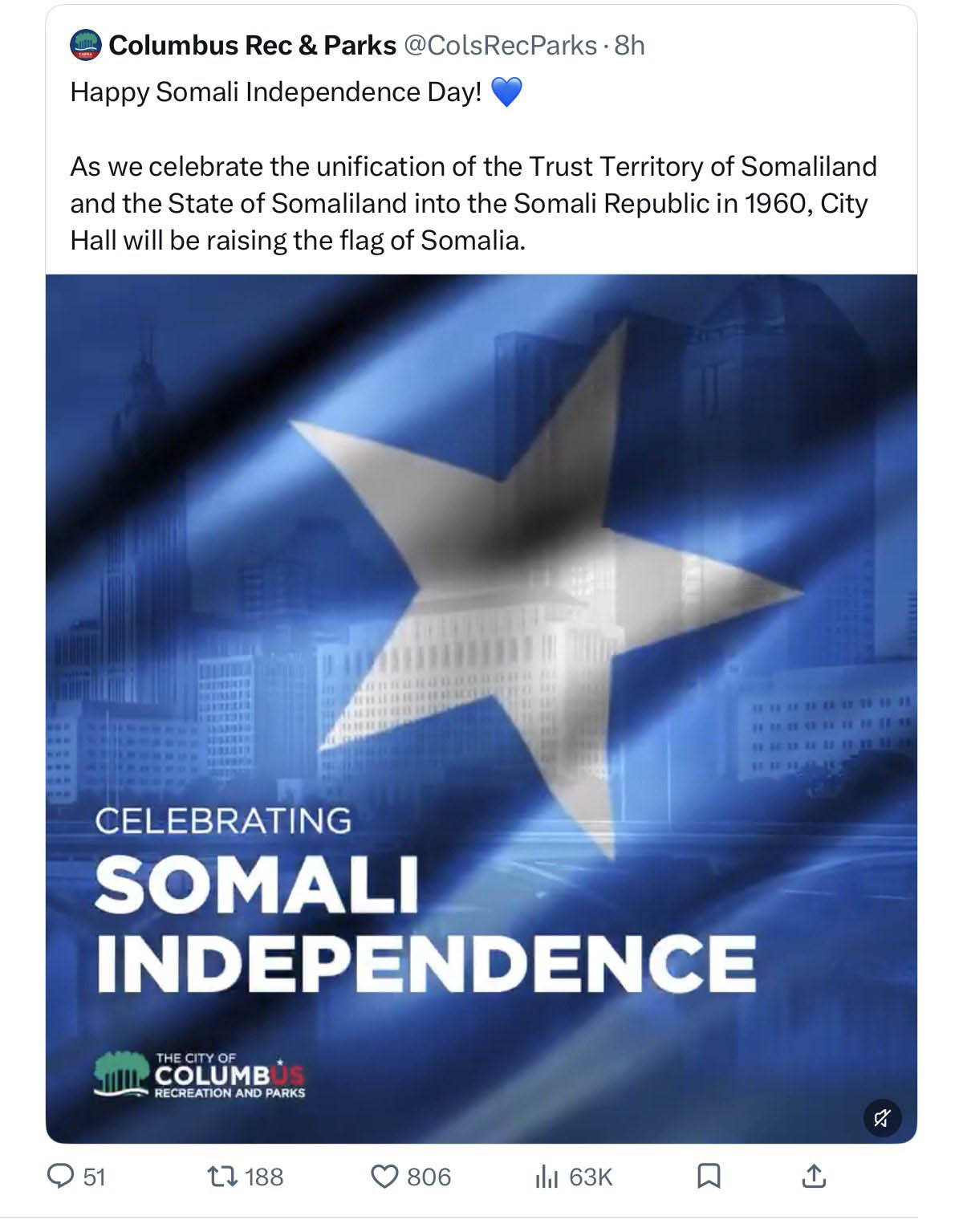 Ohio capital city sparks conservative fire over Somali flag-raising at city hall: ‘Excuse me?’