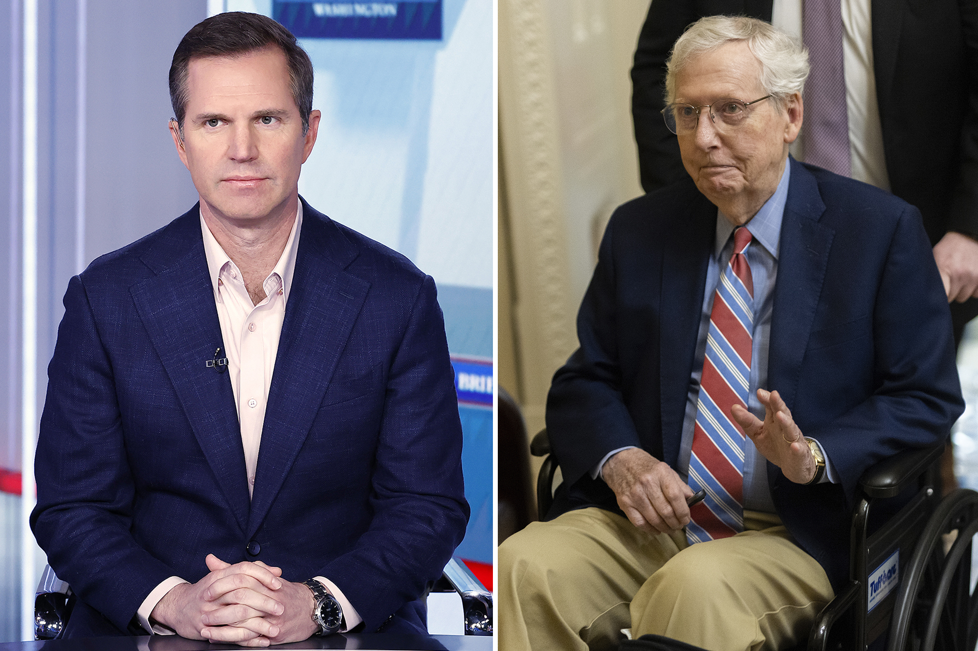 Dem Kentucky Gov. Andy Beshear demands health update on hospitalized GOP Sen. Mitch McConnell
