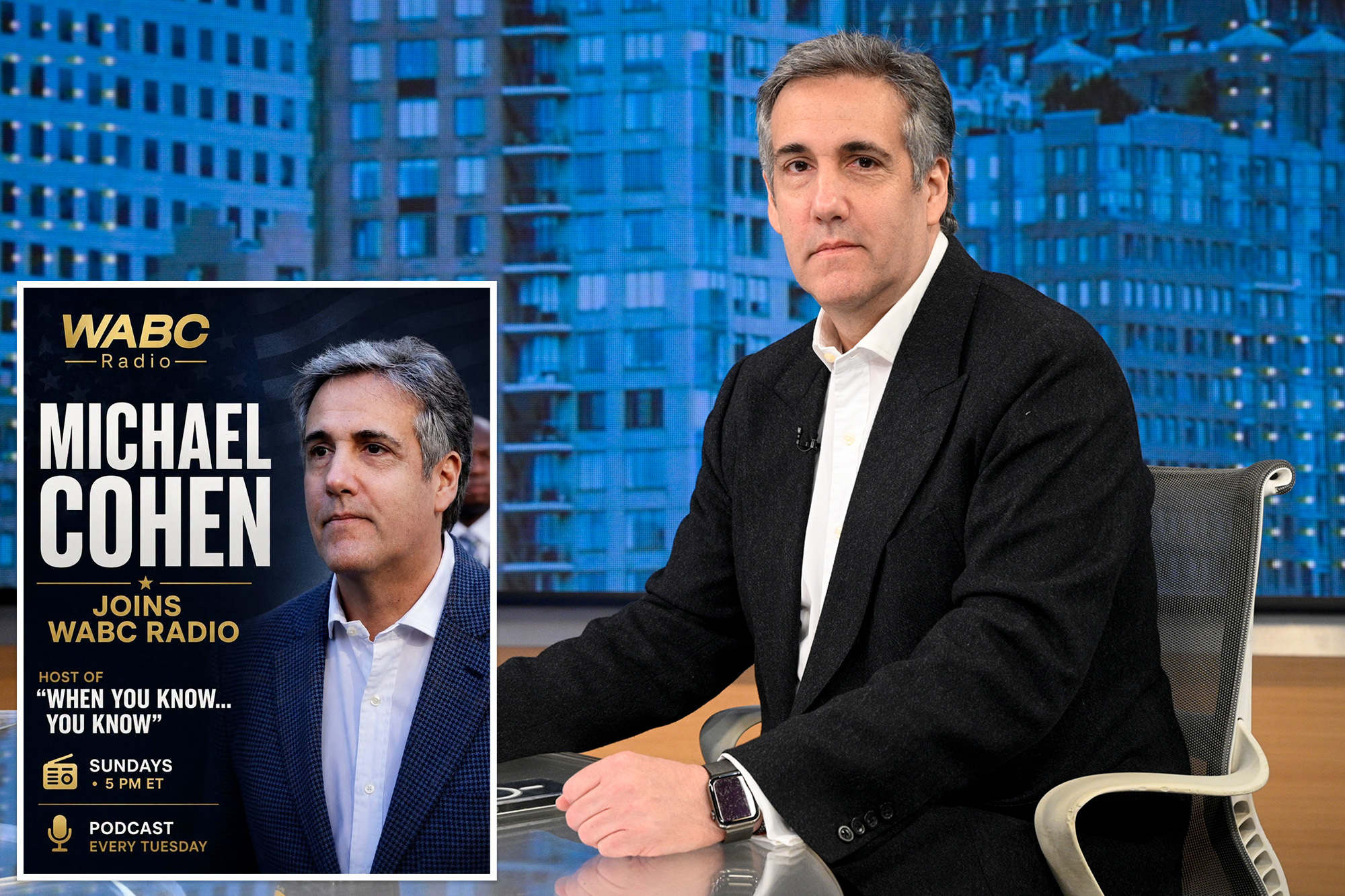Trump’s turncoat former fixer Michael Cohen lands new gig at WABC radio