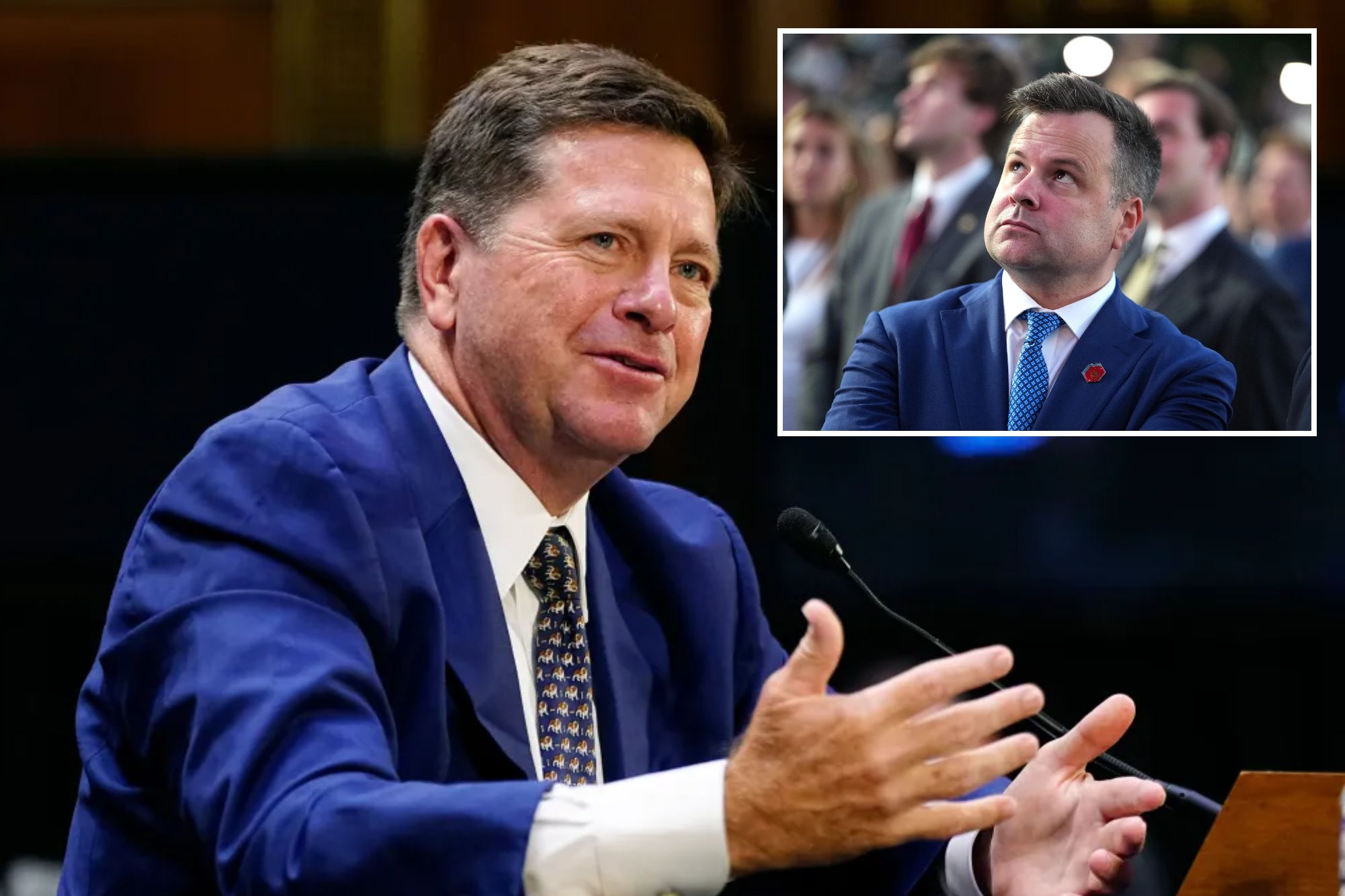 Trump’s DNI pick Jay Clayton pitches finance whiz background  — as Senate ‘anxious’ to dump Bill Pulte