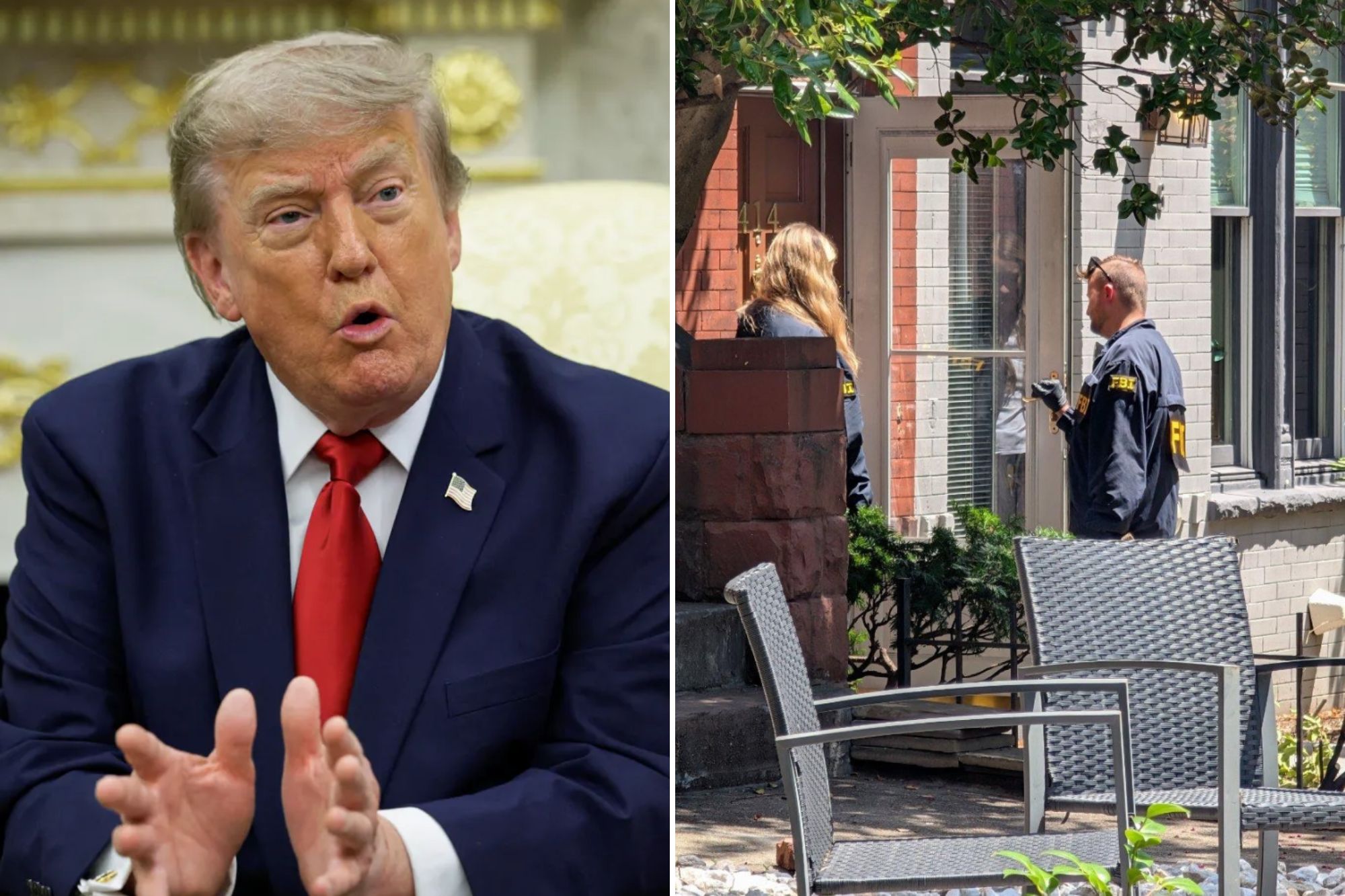 Trump says FBI ‘wasting their time’ at Sen. Lindsey Graham’s home