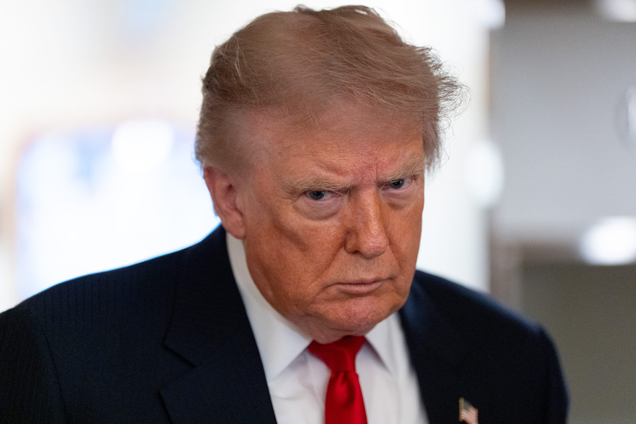 Trump says US will ‘beat the f—ing s—‘ out of Iran after surprise missile attack
