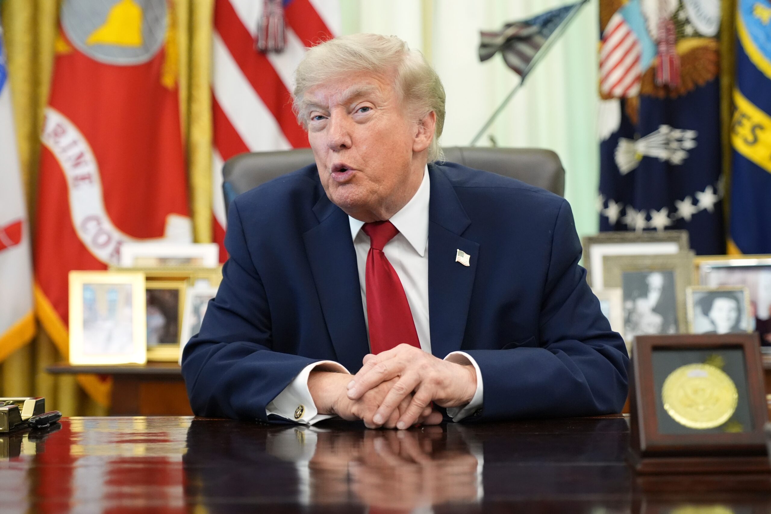 Trump allegedly jokes there are alien hybrids living ‘among us’ during briefing — names California Dem as example