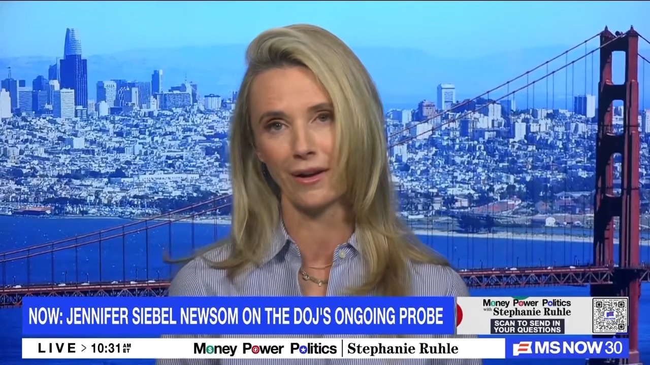 Jennifer Siebel Newsom calls DOJ probe ‘fishing expedition’ in awkward interview