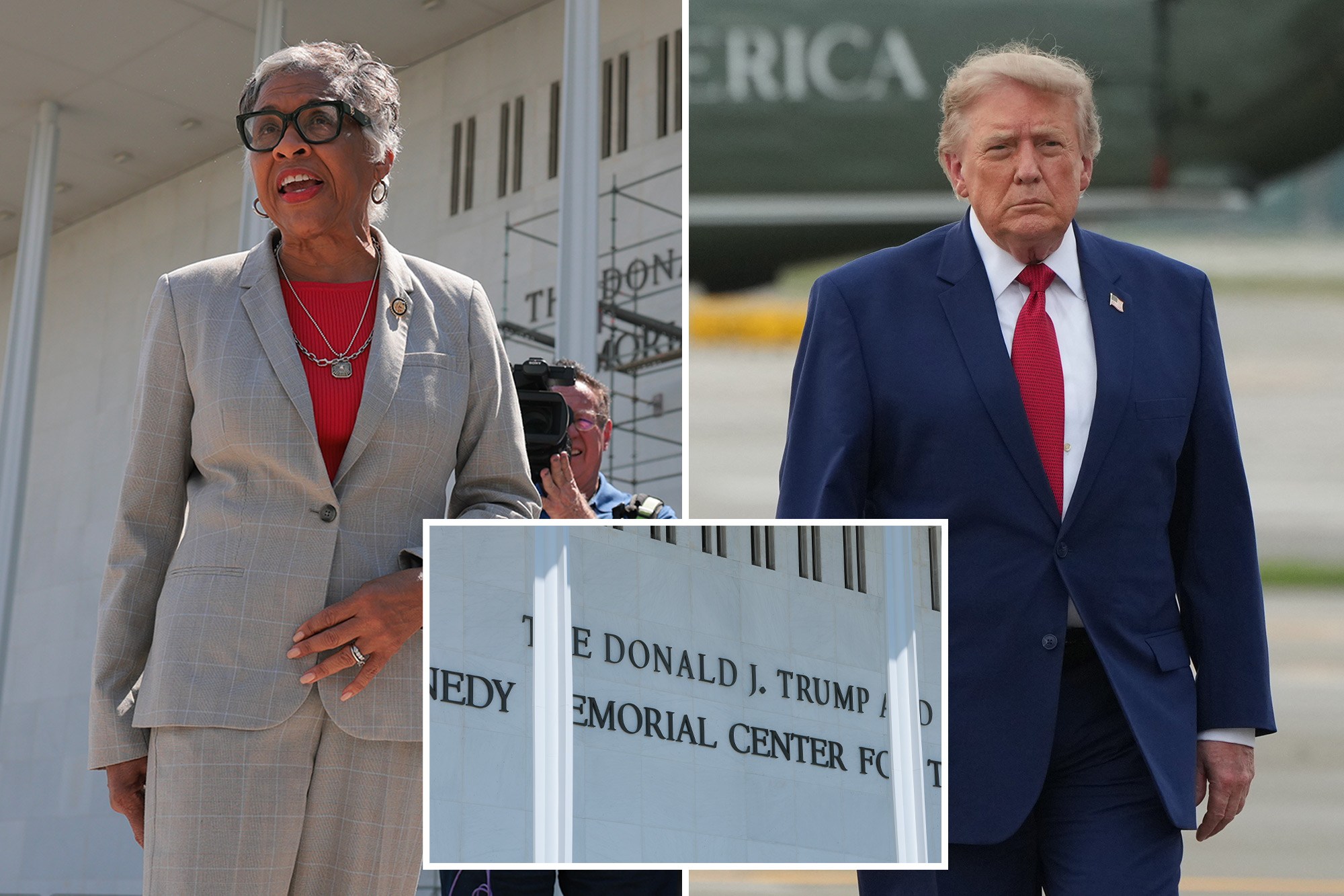 Democratic rep files emergency motion to keep Trump’s name off Kennedy Center