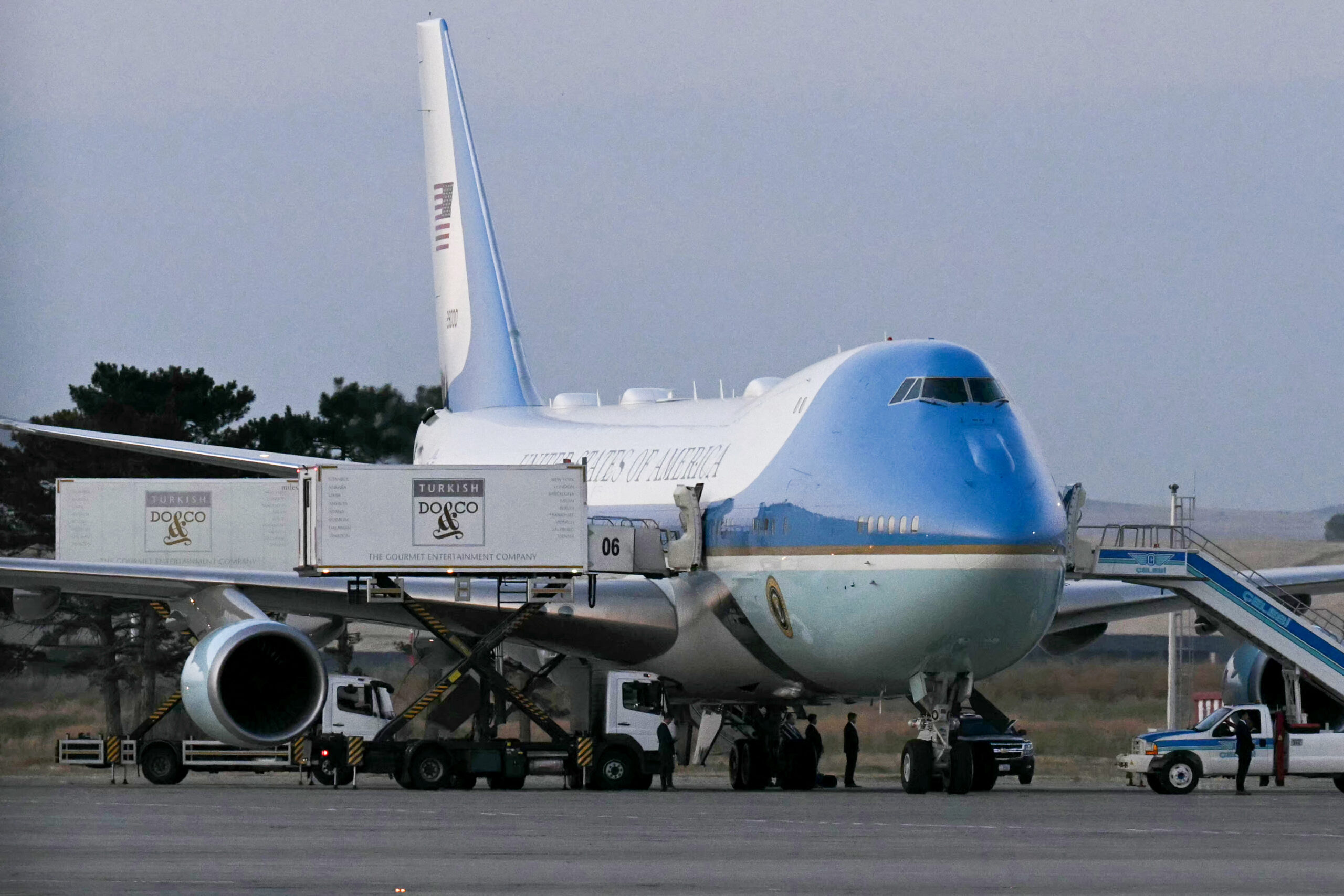 Shoulder-fired missile threat prompted Trump’s Turkey plane switch: report