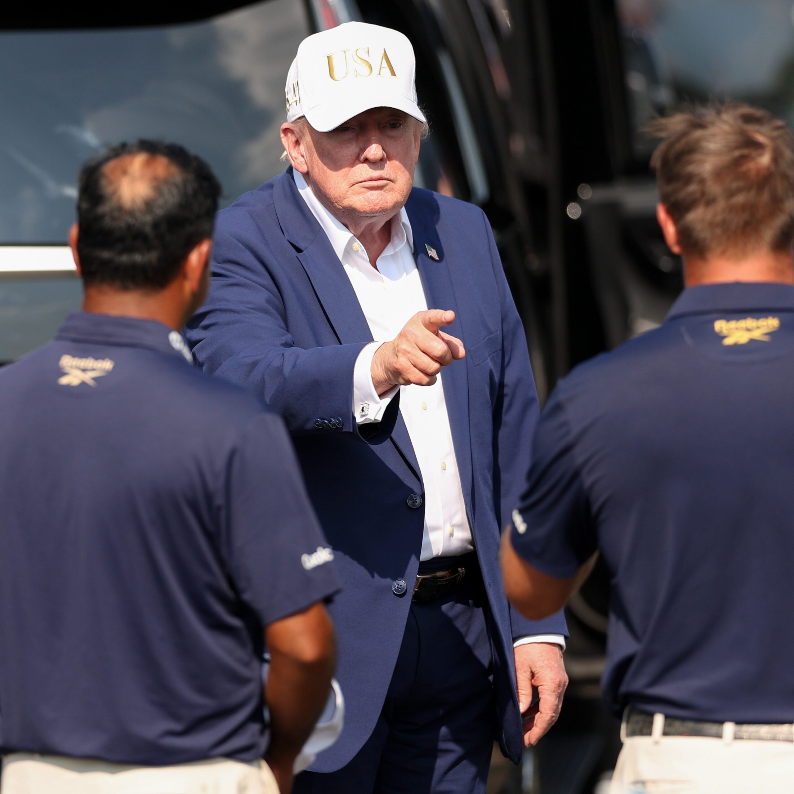 Trump doubles down on Reflecting Pool vandalism claim against ex-Olympian David Hearn, admits ‘some contractor error’