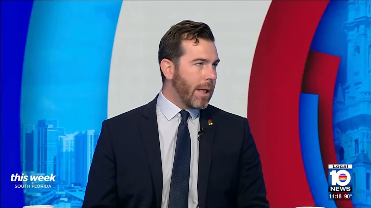 DSA Florida House candidate appears to cut interview short when journo fact-checks his Israel genocide claim