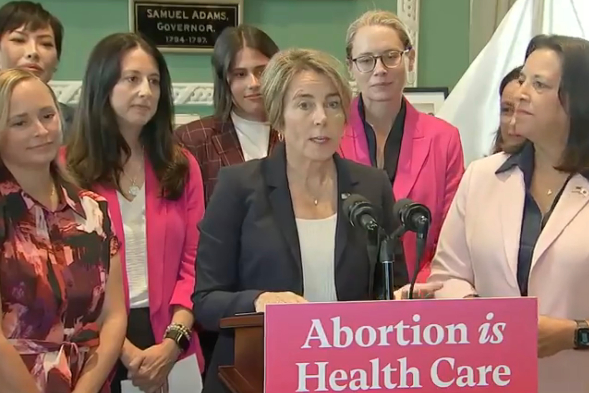 Massachusetts Gov Maura Healey signs bill allowing abortions up until childbirth