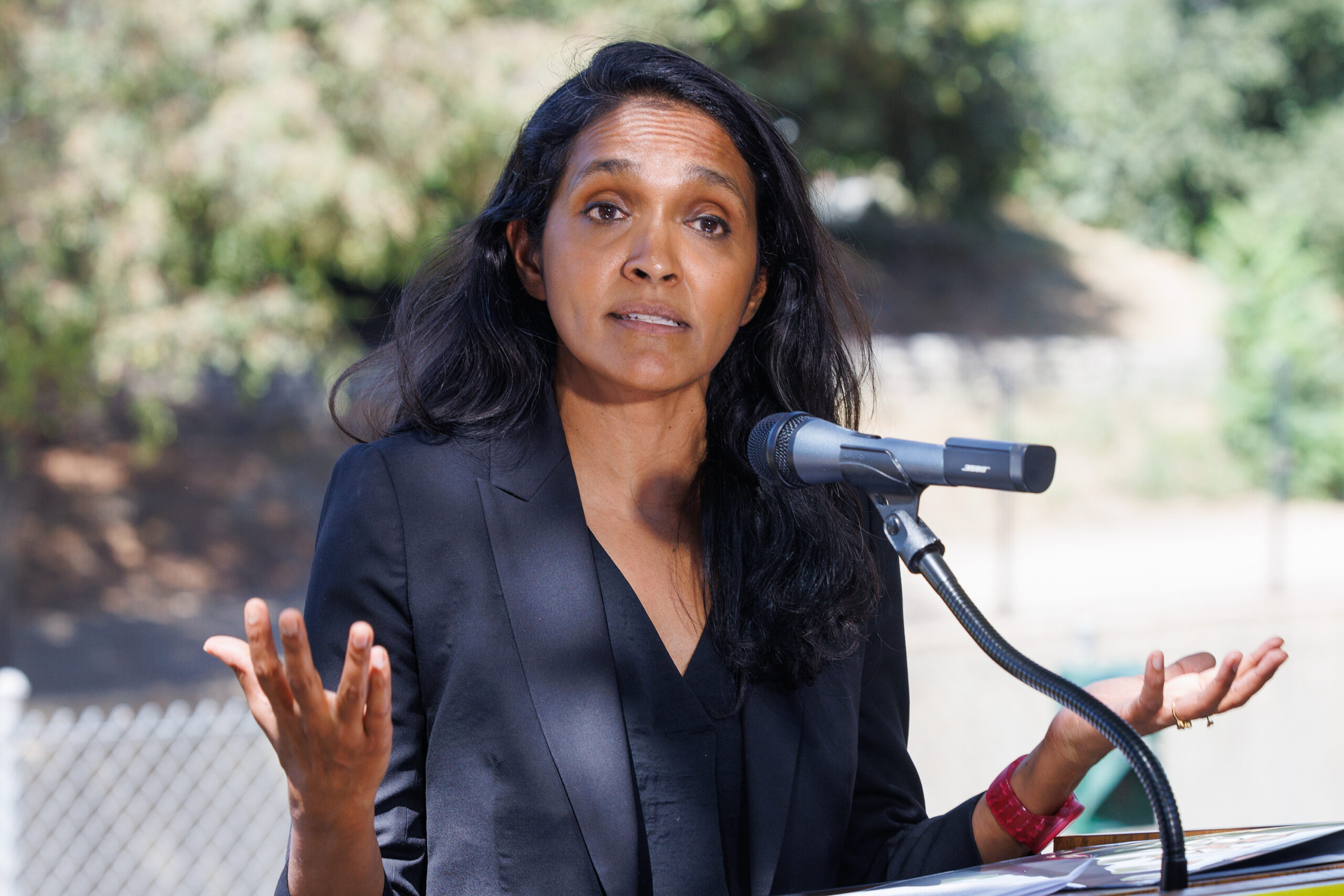 LA council president issues scathing four-word attack on mayoral hopeful Nithya Raman after she was dumped from top role