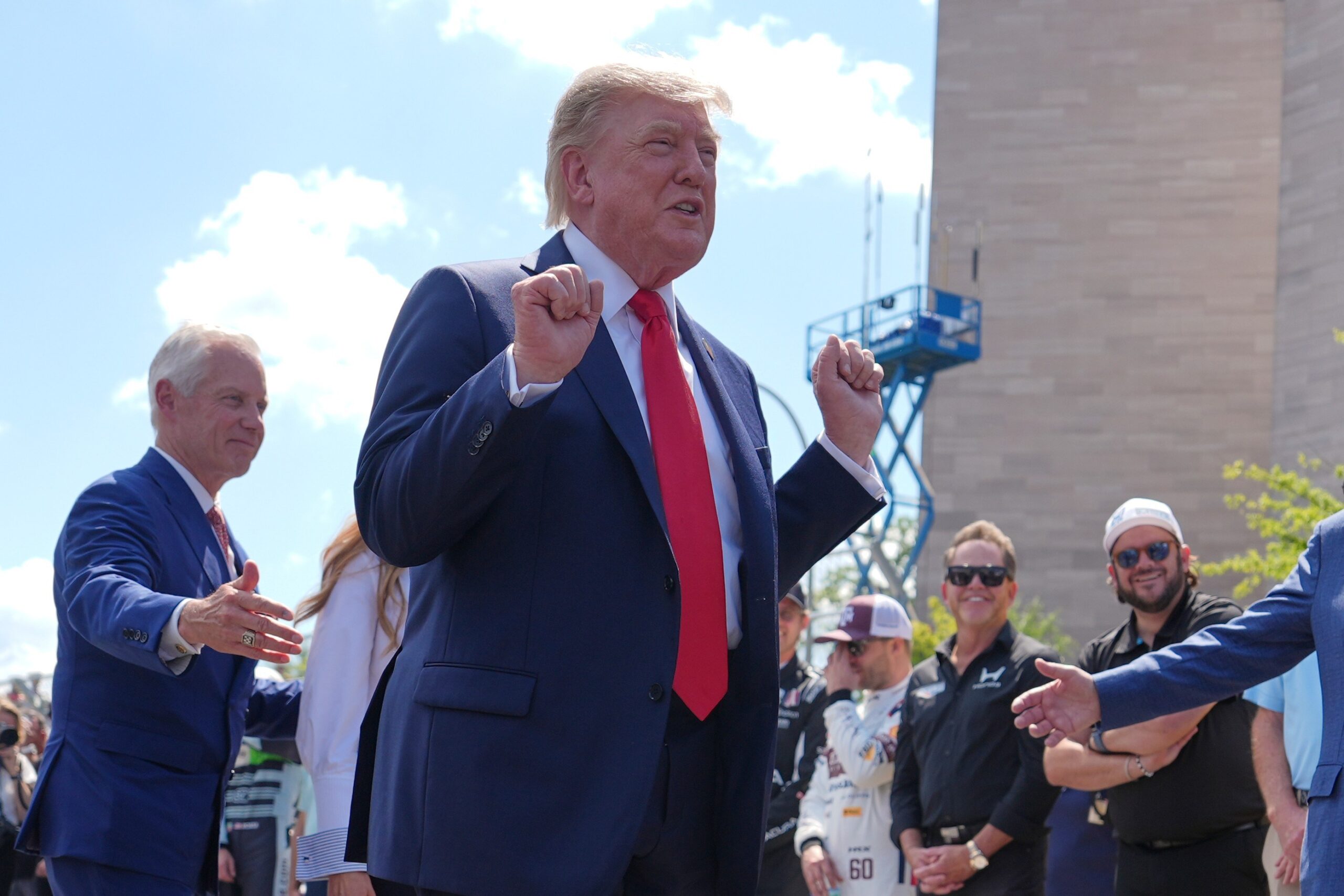 Trump takes first lap at Freedom 250 Grand Prix in Washington, DC