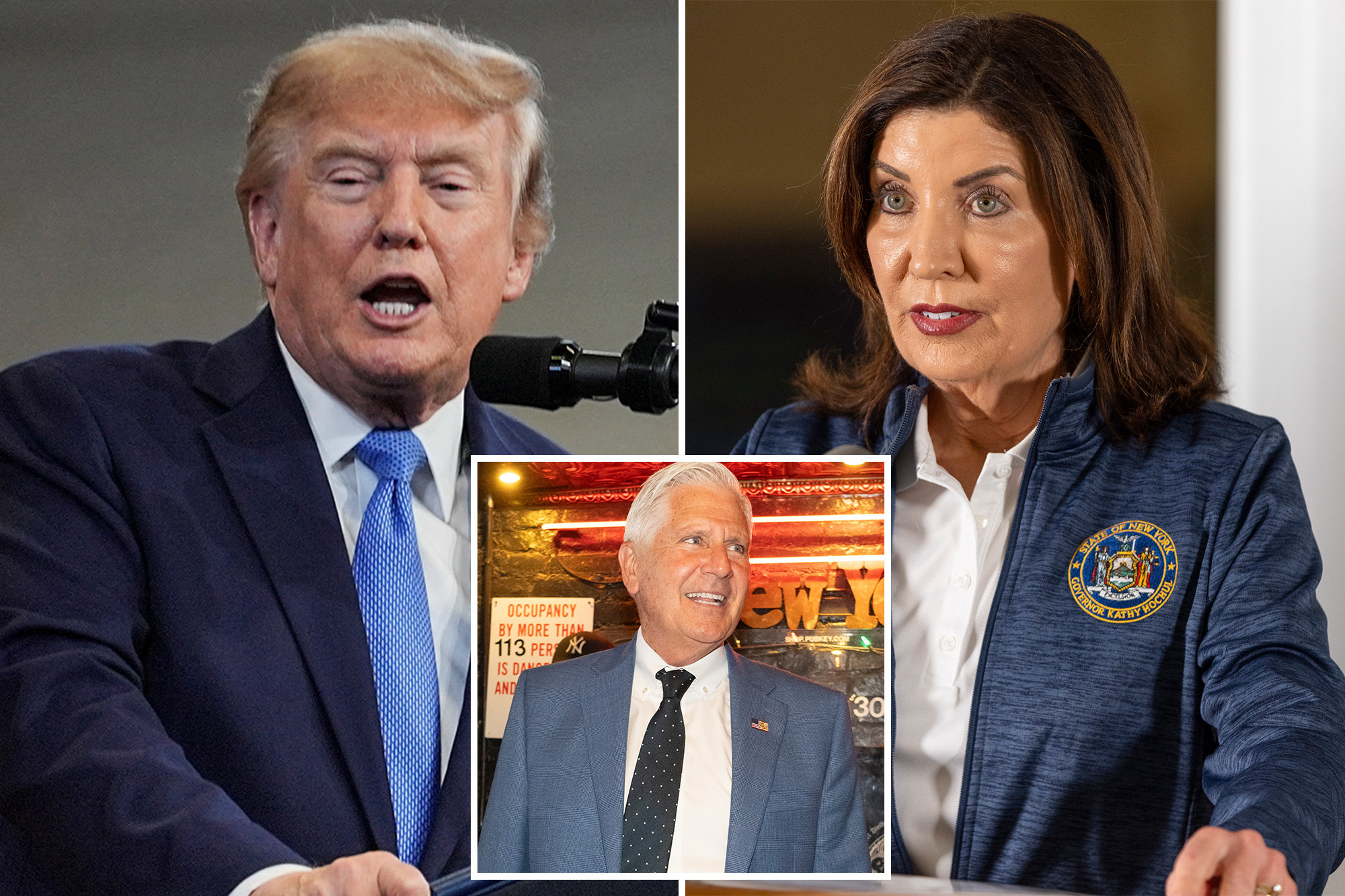 Trump slams Hochul’s ‘radical left’ as destroying NY — predicts win for GOP gov hopeful Blakeman: ‘How the hell can you lose to that?’