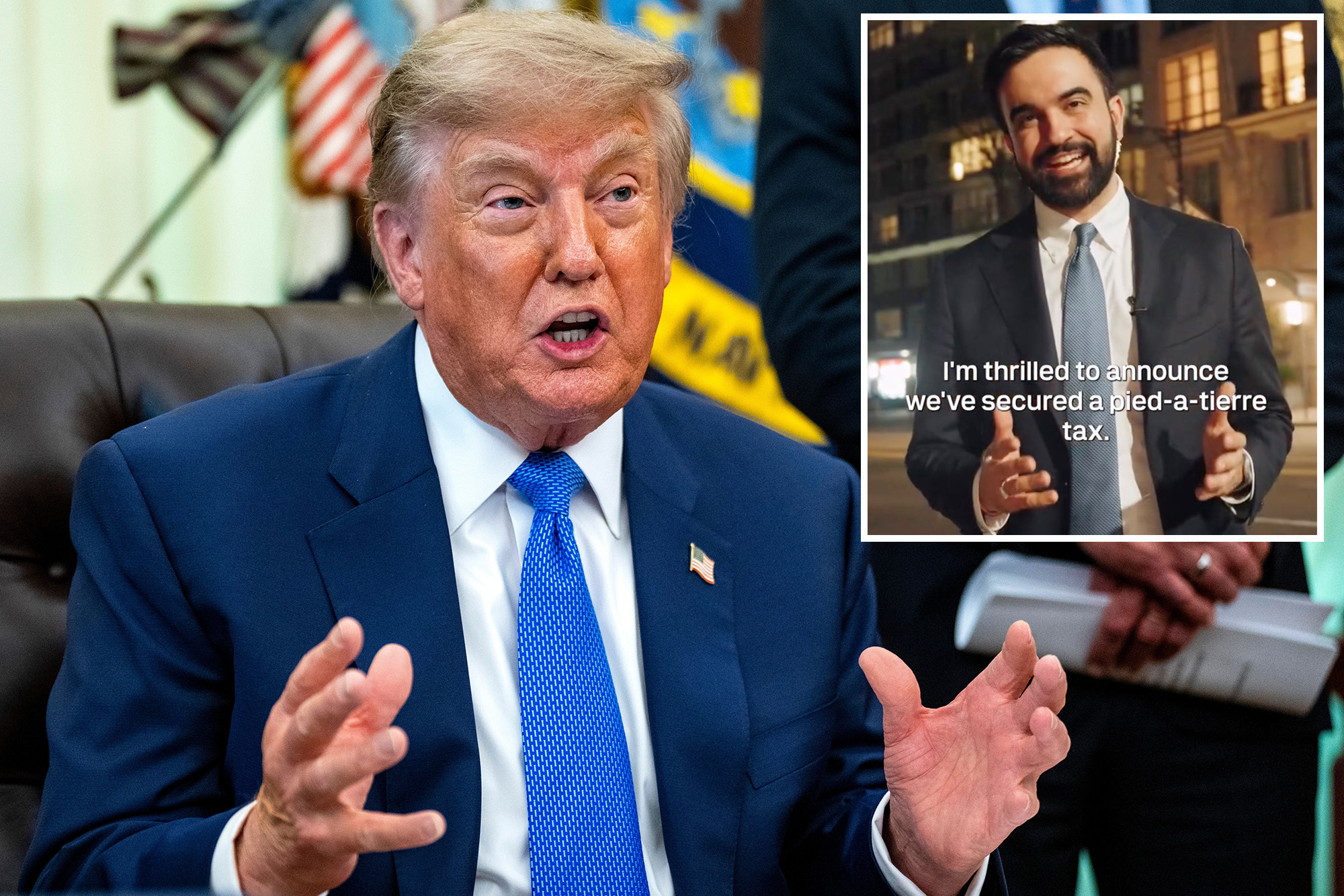 Trump rips Hochul, Mamdani pied-à-terre tax as ‘amateur hour’ that’ll ‘ruin’ NYC