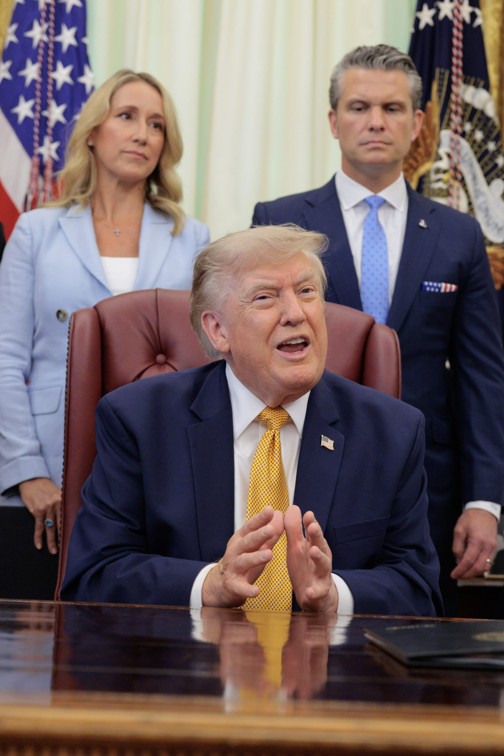 Trump says Jeanine Pirro ‘choked’ by tossing out Reflecting Pool ‘vandalism’ case against Olympian: ‘Folded like an umbrella’